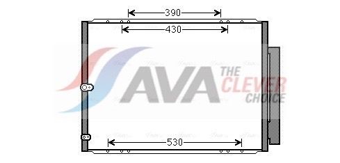 Радіатор кондиціонера AVA QUALITY COOLING TO5568D - zapix