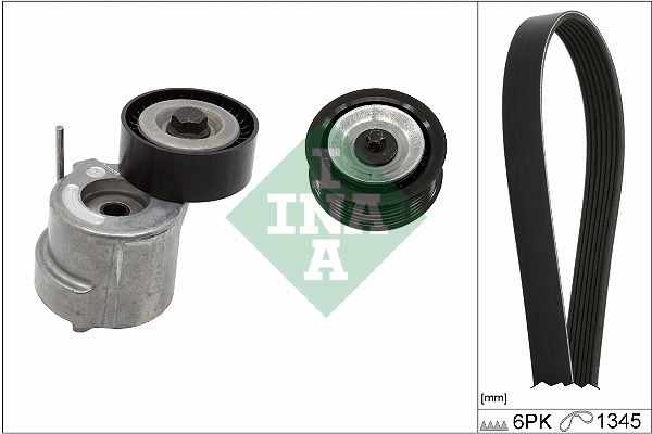 Комплект поліклинових ременів SCHAEFFLER INA 529045910 - zapix