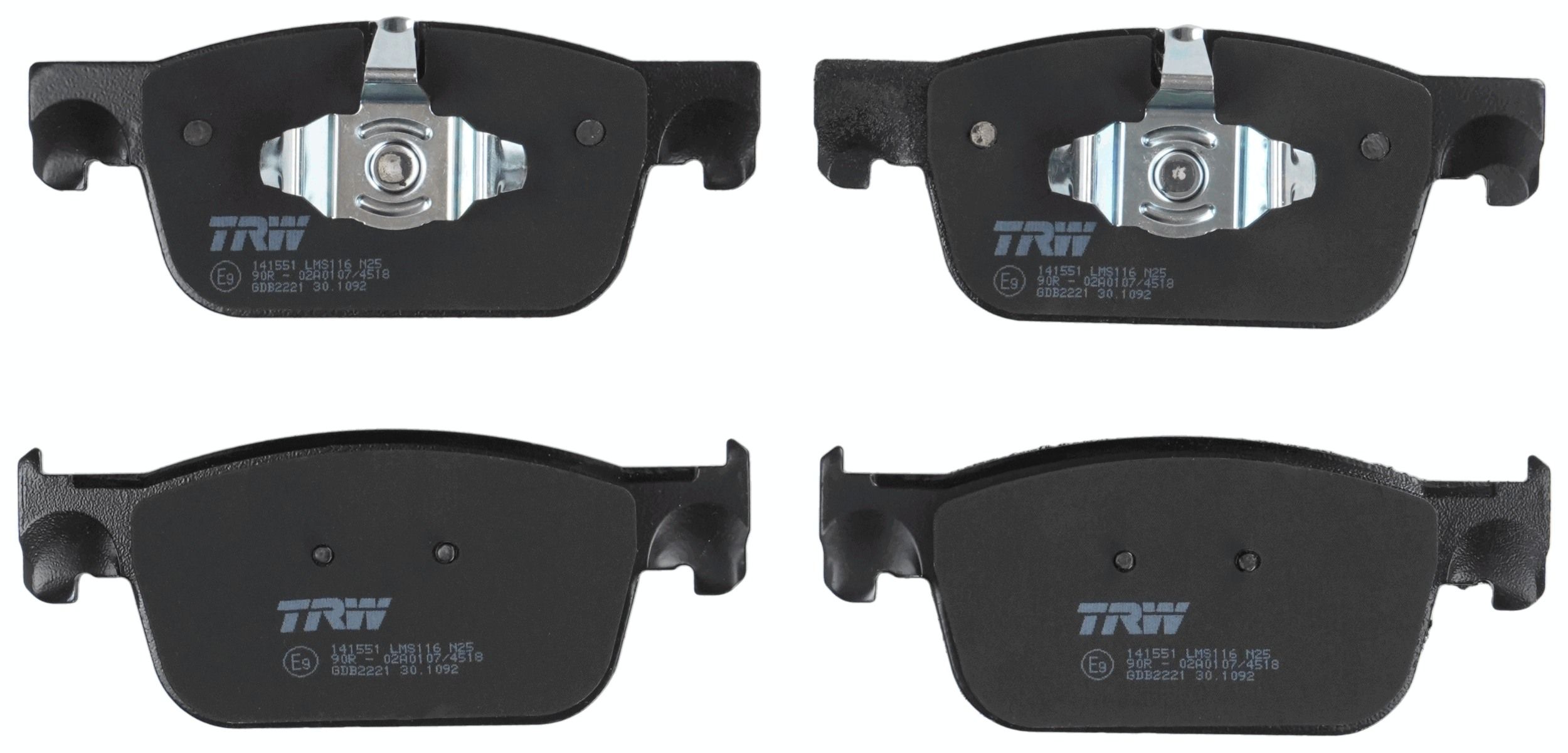 Гальмівні колодки дискові TRW GDB2221 - zapix
