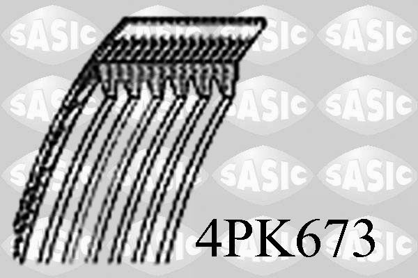 Поліклиновий ремінь SASIC 4PK673 - zapix
