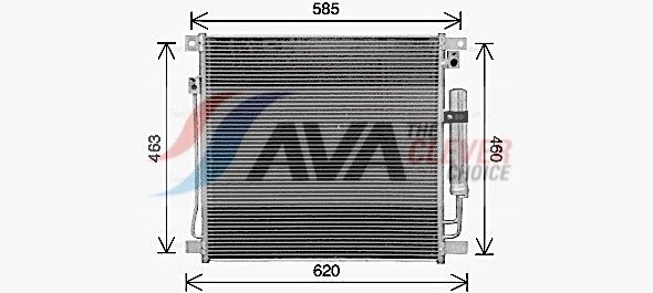 Радіатор кондиціонера AVA QUALITY COOLING MT5285D - zapix