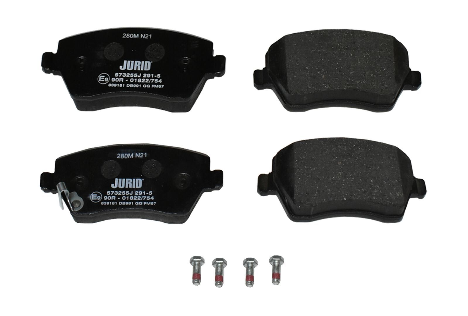 Гальмівні колодки дискові JURID 573255J - zapix