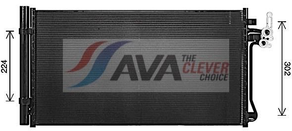 Радіатор кондиціонера AVA QUALITY COOLING AU5347D - zapix