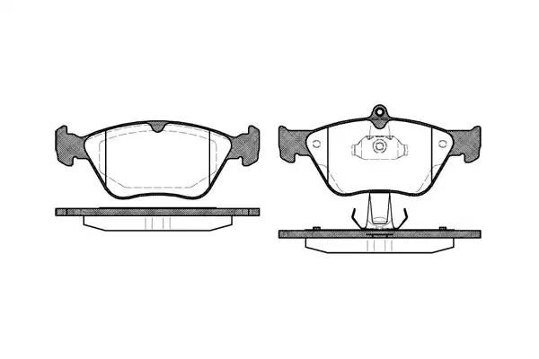 Гальмівні колодки дискові WOKING P568300 - zapix