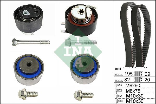 Комплект ременя ГРМ SCHAEFFLER INA 530073410 - zapix