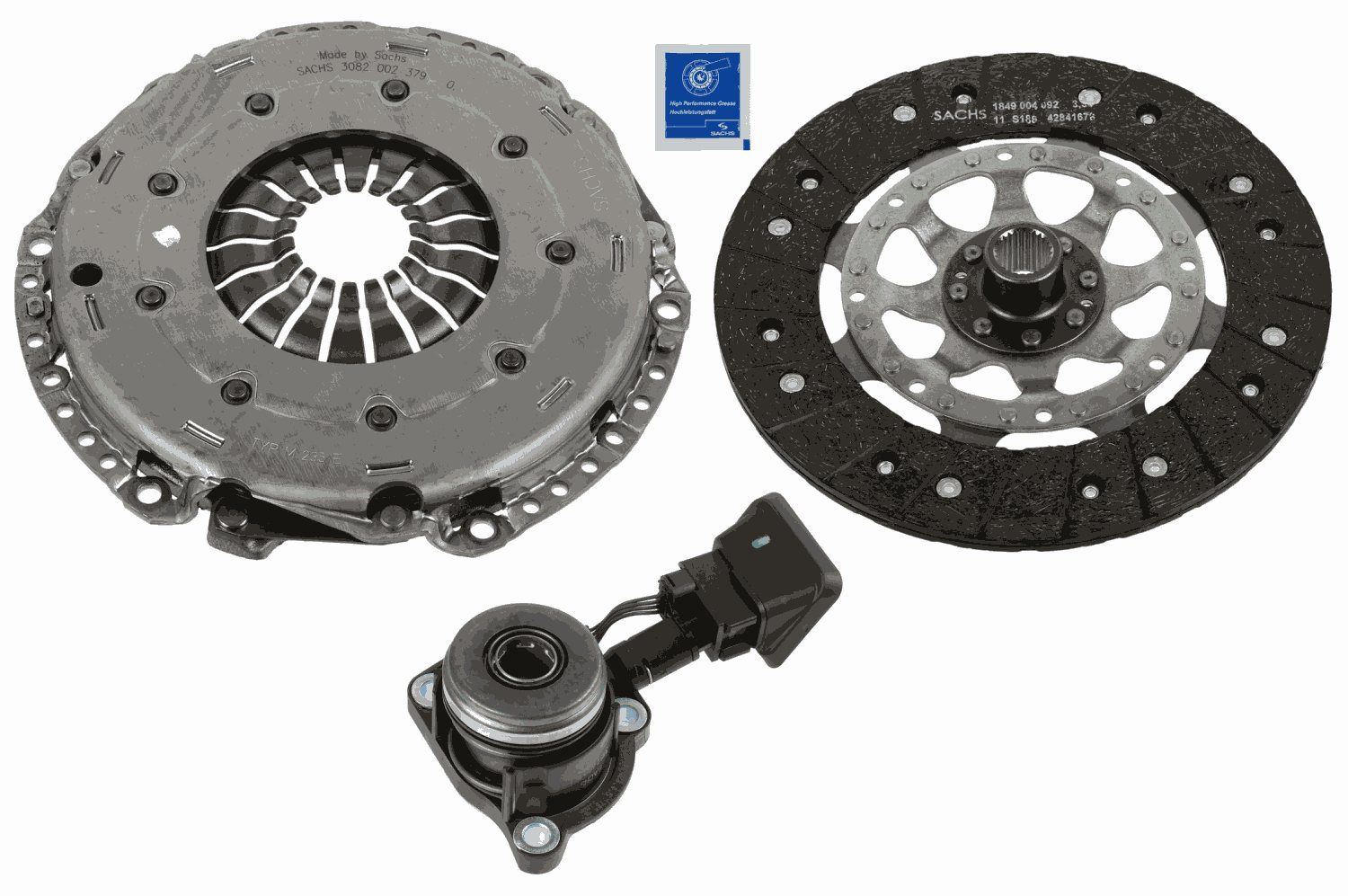 Комплект зчеплення SACHS 3000990560 - zapix