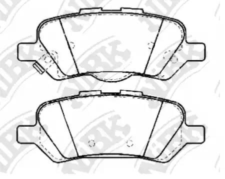 Гальмівні колодки дискові NIBK PN21002 - zapix