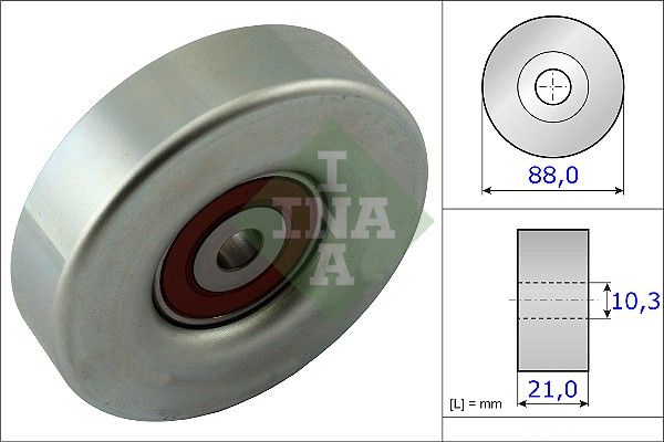 Обвідний ролик ременя приводного SCHAEFFLER INA 532061810 - zapix