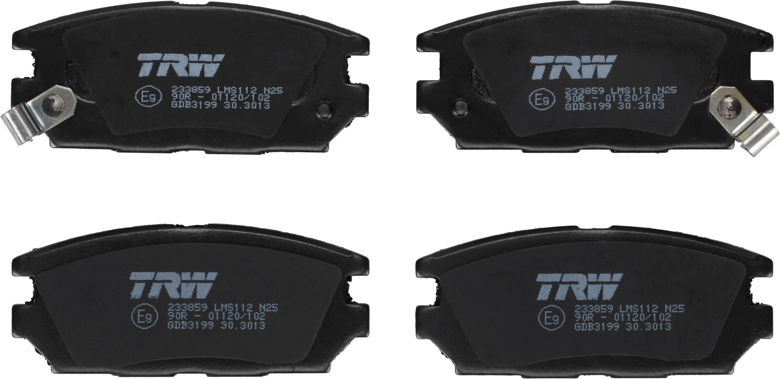 Гальмівні колодки дискові TRW GDB3199 - zapix
