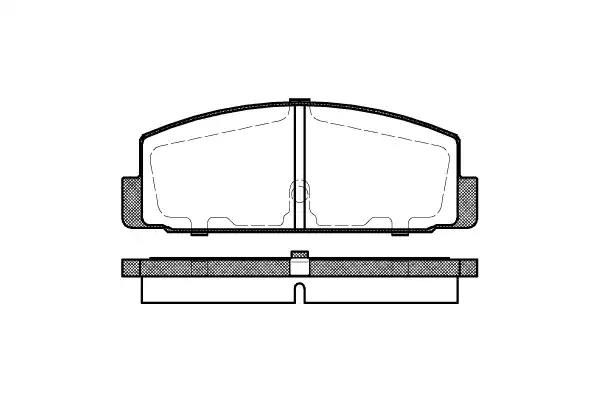 Гальмівні колодки дискові WOKING P079330 - zapix