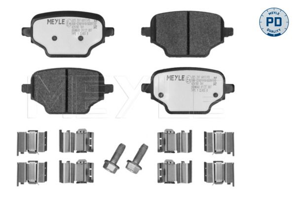 Гальмівні колодки дискові MEYLE 0252076417PD - zapix