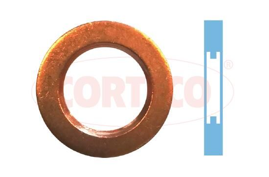 Прокладка форсунки паливної CORTECO 49430663 - zapix