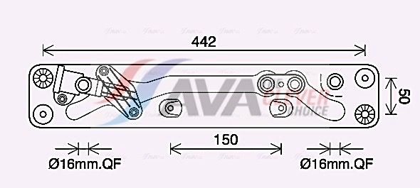 Радіатор коробки передач AVA QUALITY COOLING BW3573 - zapix