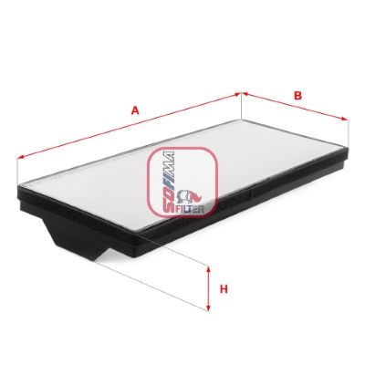 Фільтр салону SOFIMA S3436C - zapix