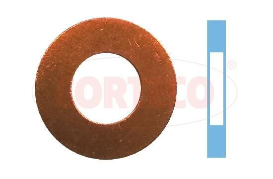 Прокладка форсунки паливної CORTECO 49430776 - zapix