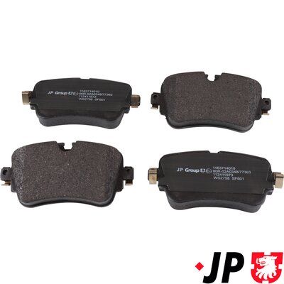 Гальмівні колодки дискові JP GROUP 1163714010 - zapix