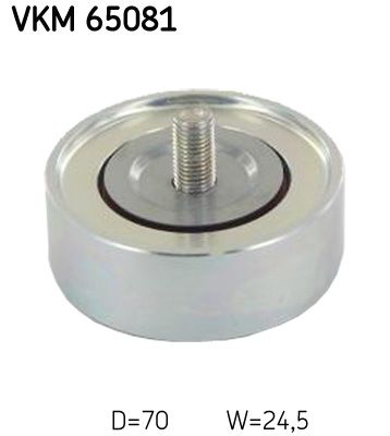Обвідний ролик ременя приводного SKF VKM65081 - zapix