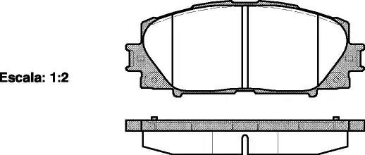 Гальмівні колодки дискові WOKING P1324300 - zapix