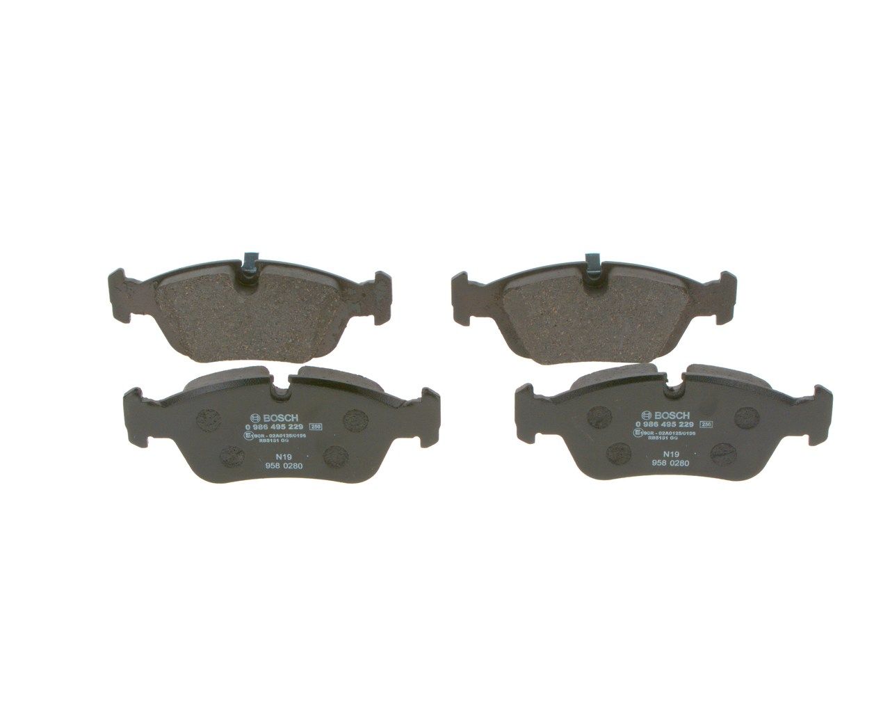 Гальмівні колодки дискові BOSCH 0986495229 - zapix