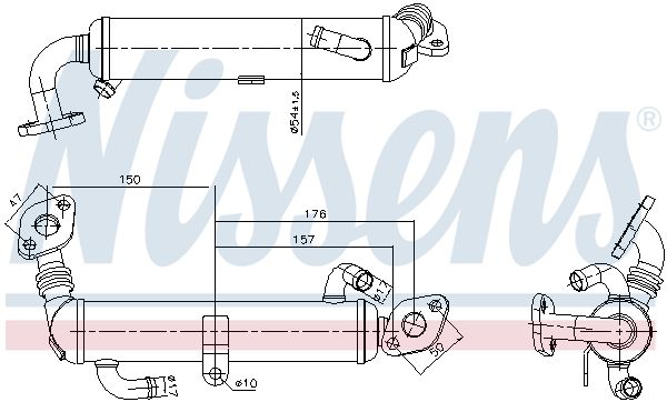 Радіатор EGR NISSENS 989434 - zapix