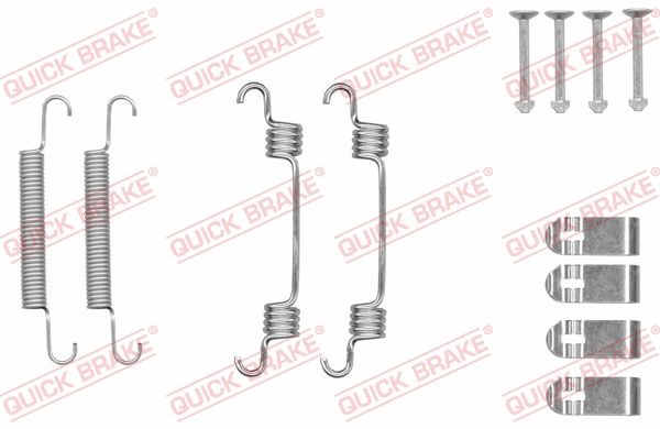Монтажний комплект барабанних гальмівних колодок QUICK BRAKE 1050044 - zapix