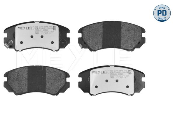 Гальмівні колодки дискові MEYLE 0252389116PD - zapix