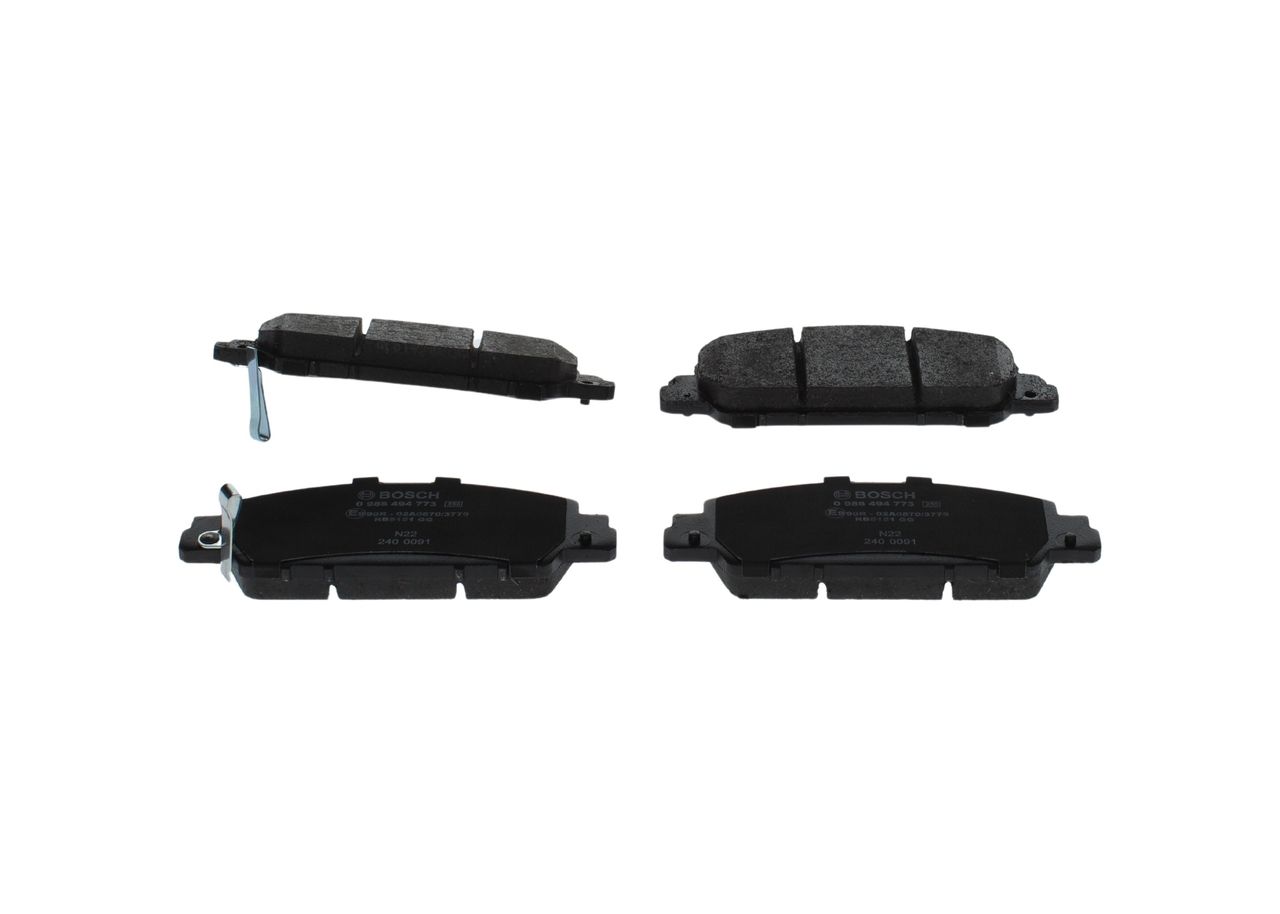 Гальмівні колодки дискові BOSCH 0986494773 - zapix