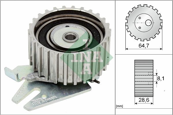Натяжний ролик ГРМ SCHAEFFLER INA 531025430 - zapix