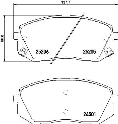 Гальмівні колодки дискові NISSHINBO NP6034 - zapix