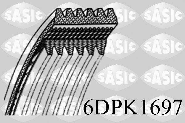 Поліклиновий ремінь SASIC 6DPK1697 - zapix