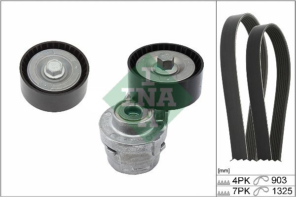 Комплект поліклинових ременів SCHAEFFLER INA 529038610 - zapix