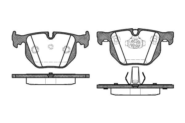 Гальмівні колодки дискові WOKING P281340 - zapix