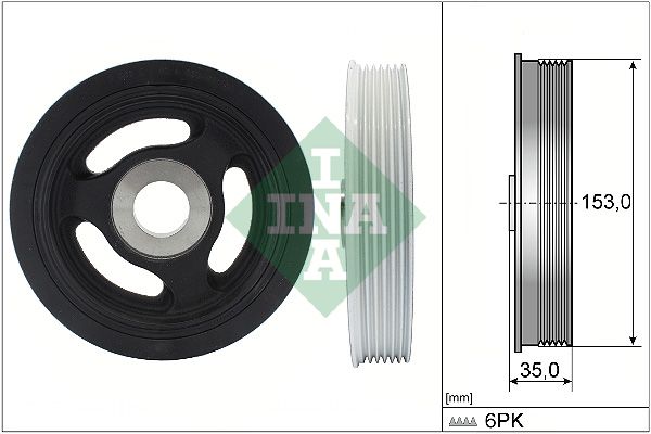 Шків колінвалу SCHAEFFLER INA 544010410 - zapix