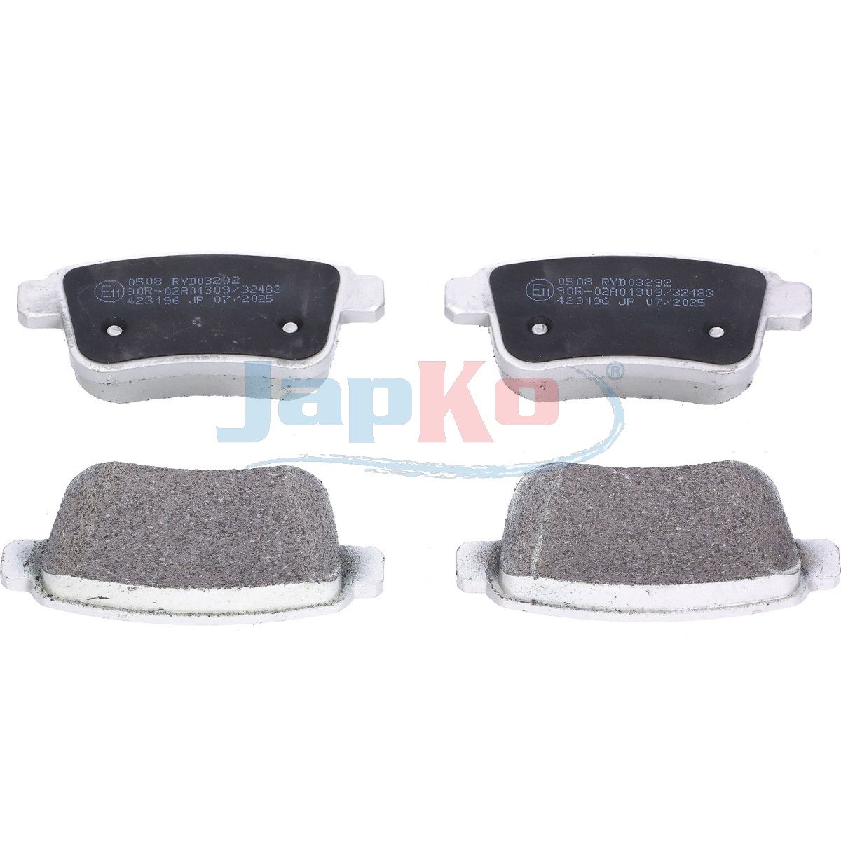Гальмівні колодки дискові JAPKO 510508 - zapix