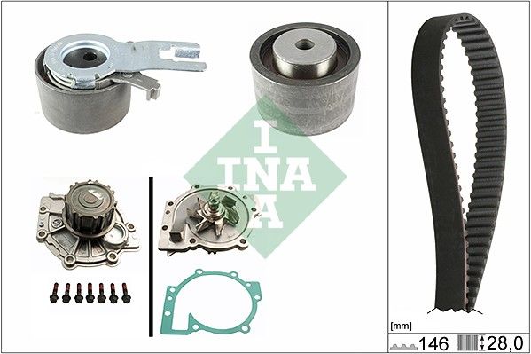 Комплект ременя ГРМ SCHAEFFLER INA 530042130 - zapix