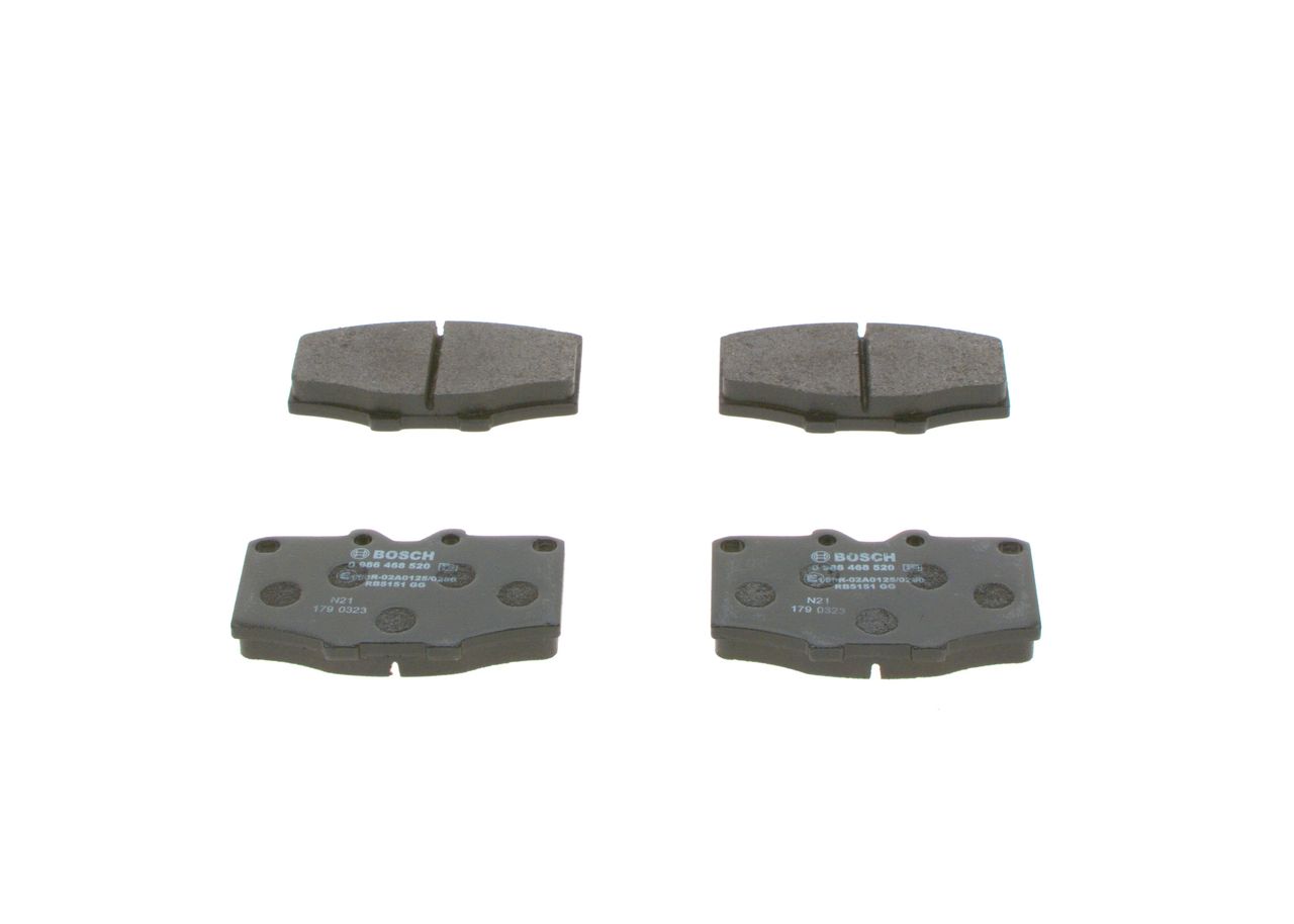 Гальмівні колодки дискові BOSCH 0986468520 - zapix