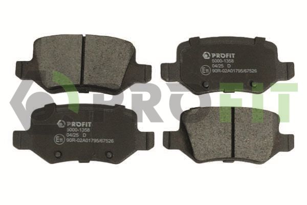 Гальмівні колодки дискові PROFIT 50001358 - zapix