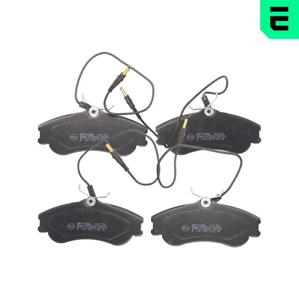 Гальмівні колодки дискові OPTIMAL BP10173 - zapix