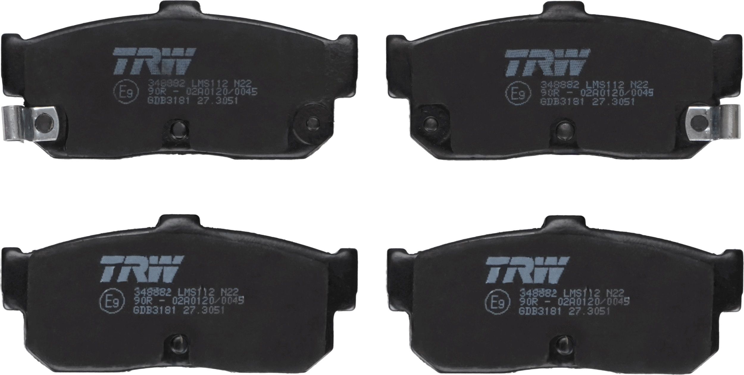 Гальмівні колодки дискові TRW GDB3181