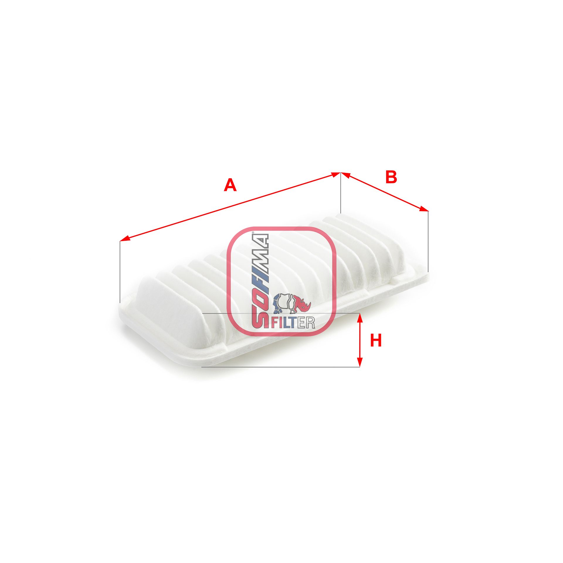 Повітряний фільтр SOFIMA S9102A - zapix