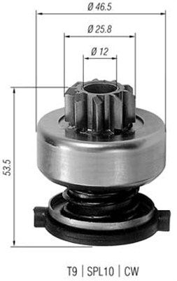 Бендикс стартера MAGNETI MARELLI 940113020226 - zapix