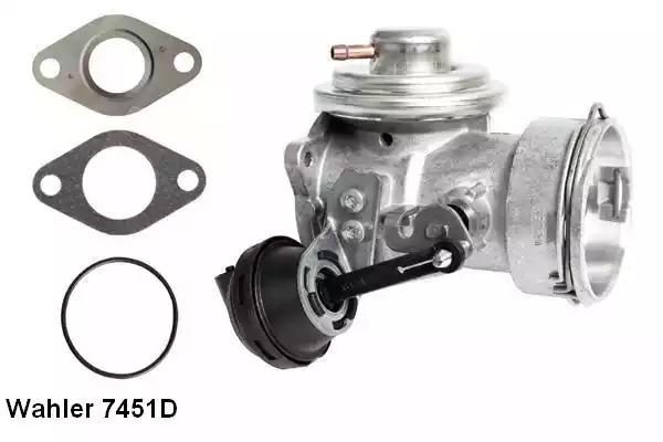 Клапан EGR BORGWARNER (WAHLER) 7451D - zapix