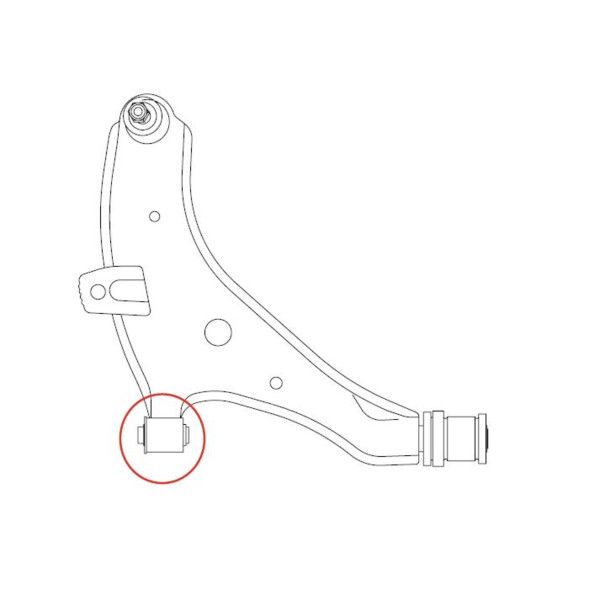 Сайлентблок важеля CTR GV1004 - zapix