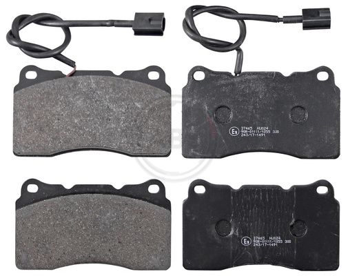 Гальмівні колодки дискові A.B.S. 37465 - zapix