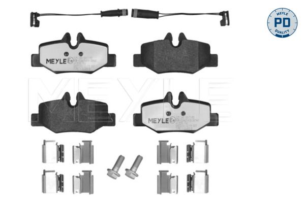 Гальмівні колодки дискові MEYLE 0252400817PD - zapix