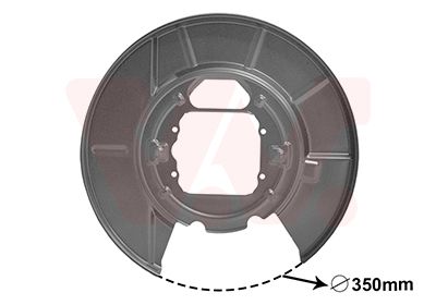 Захист гальмівного диска VAN WEZEL 0685373 - zapix