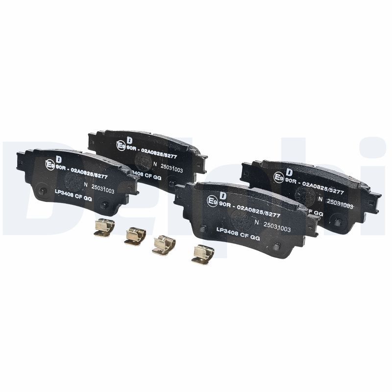 Гальмівні колодки дискові DELPHI LP3408 - zapix