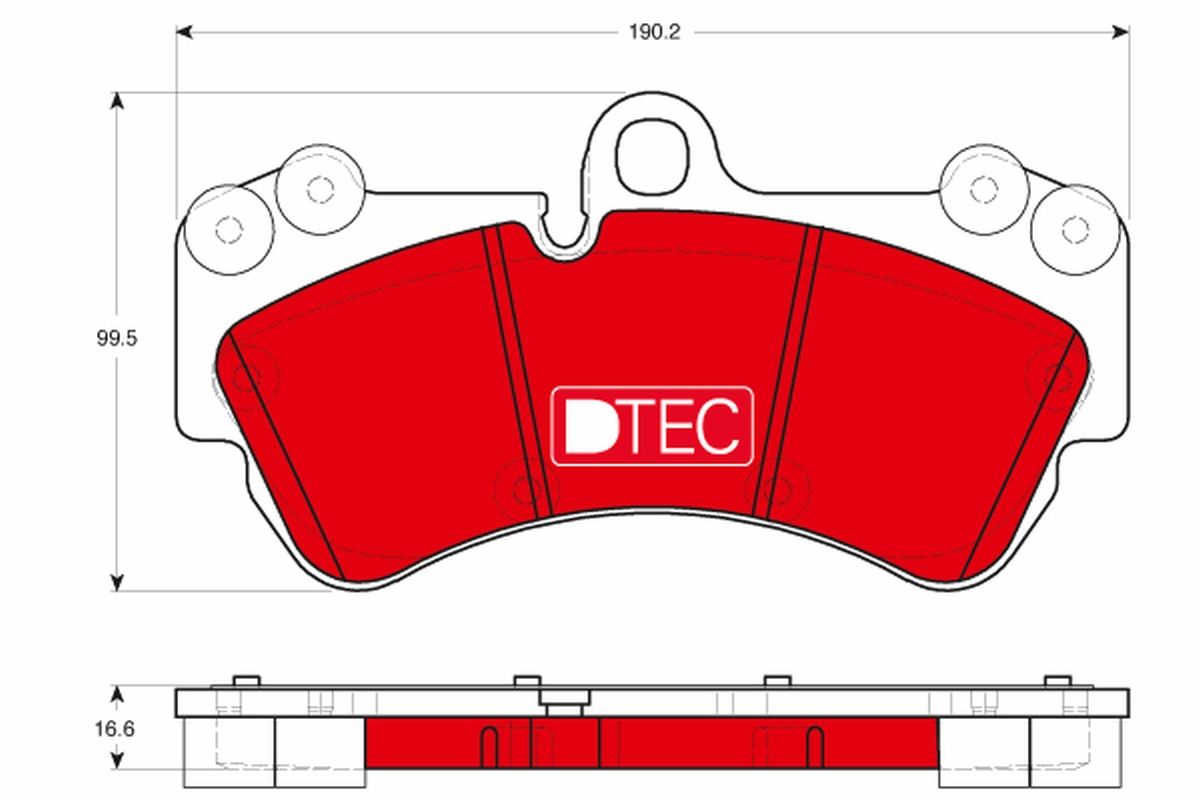 Гальмівні колодки дискові TRW GDB1720DTE - zapix