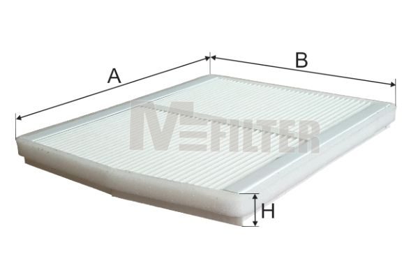 Фільтр салону MFILTER K9022 - zapix