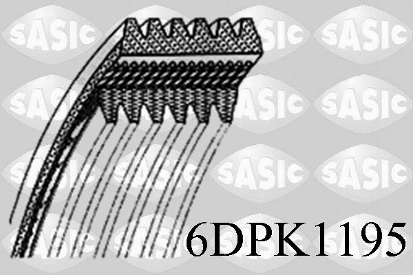 Поліклиновий ремінь SASIC 6DPK1195 - zapix